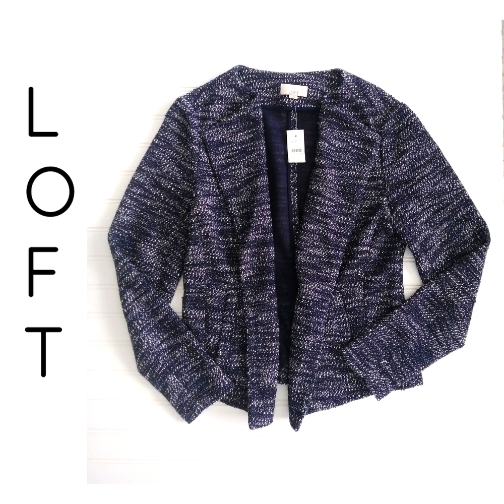 Loft fall blazer jacket tweed like